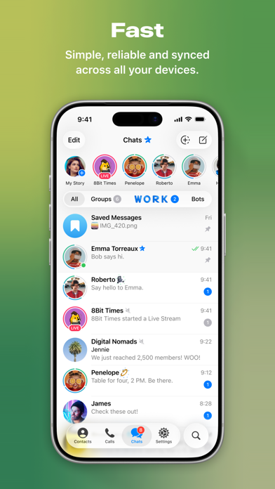 Telegram 界面截图